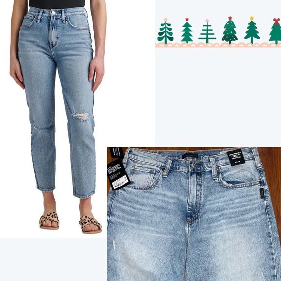 Silver Jeans Highly Desirable Universal High rise Straight Fit 32x28 buy 2/$28 - Picture 1 of 6